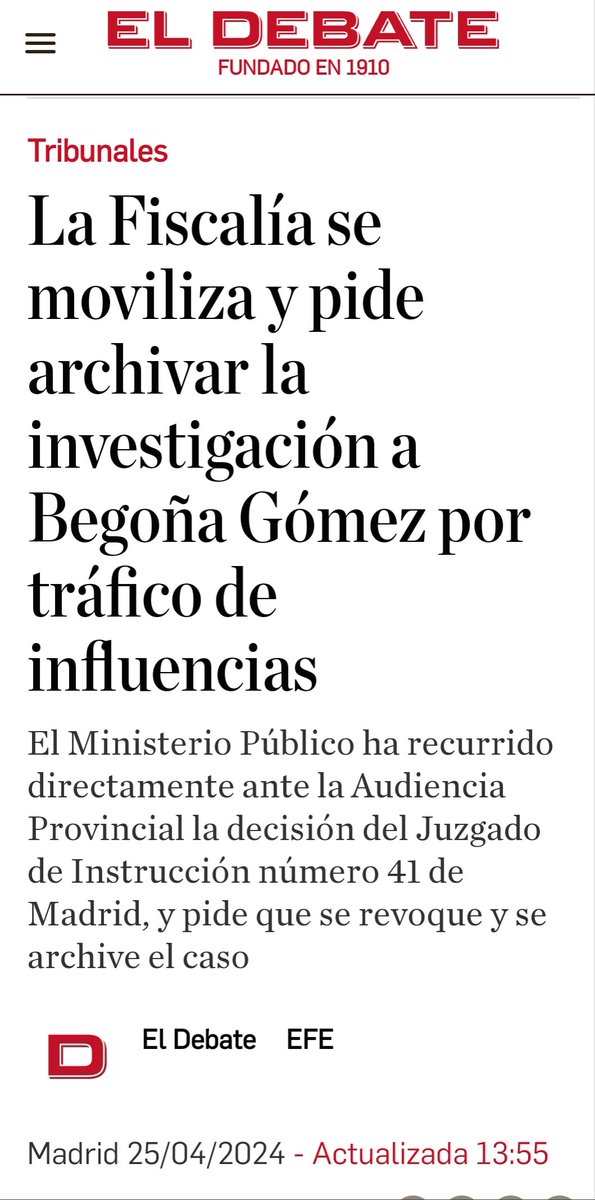 @Apapell #GobiernoCorrupto 
#GobiernoCriminalCorruptoyMentiroso
Ya no es sólo un juez, 3 jueces de la audiencia provincial aprueban q se siga investigando, pero para la izd no se debe investigar un caso tan grave, y grave es q la fiscalía haya intentado pararlo y q el juez reciba amenazas