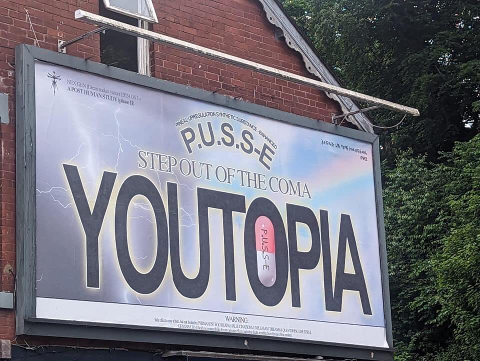 ANTIVISTSLAYER's tweet photo. new billboard by abbeydale road in Sheffield, England https://t.co/Zfdx8uxqTG
