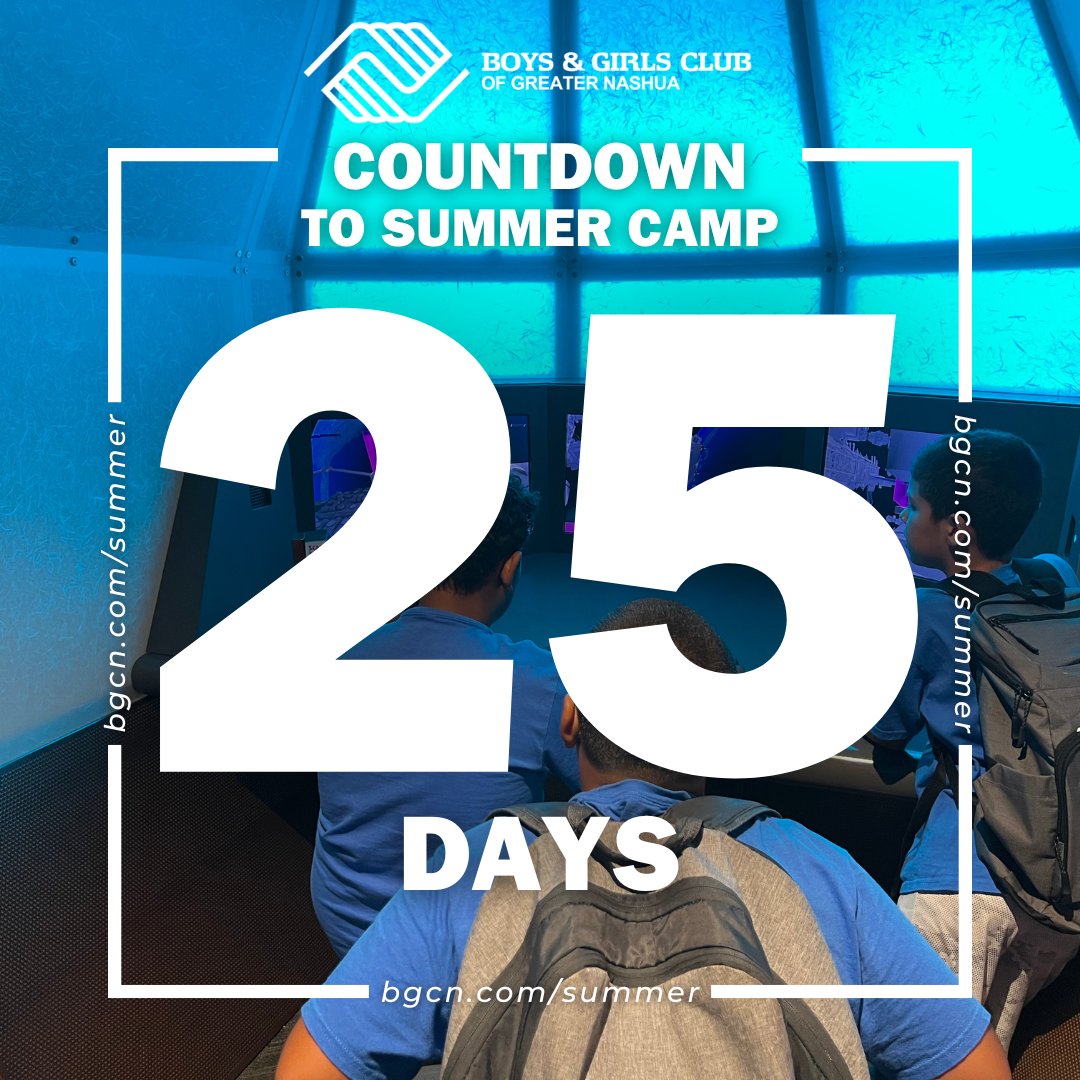 We're definitely counting the days! Aren't you!? 😎

There's still time to join us for a summer of fun!
➡️ bgcn.com/summer

#SummerCamp #GreatFutures