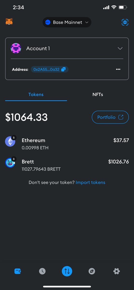 Bro!!!!!!!! Shoutout to <a href="/CrashiusClay69/">Crash</a> fr fam.. I started with $300 in $Brett, now I’m up to 1k, may not be much like others 😅 but man this is huge to me. I’m trusting all your moves 🙏🏾
