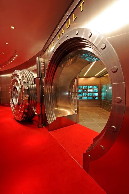 This is 'The Vault' where Coca Cola keeps their 138 year old recipe