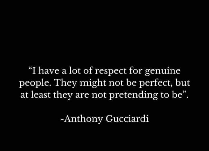 Be genuine and authentic 🔥❤️🖤🔥