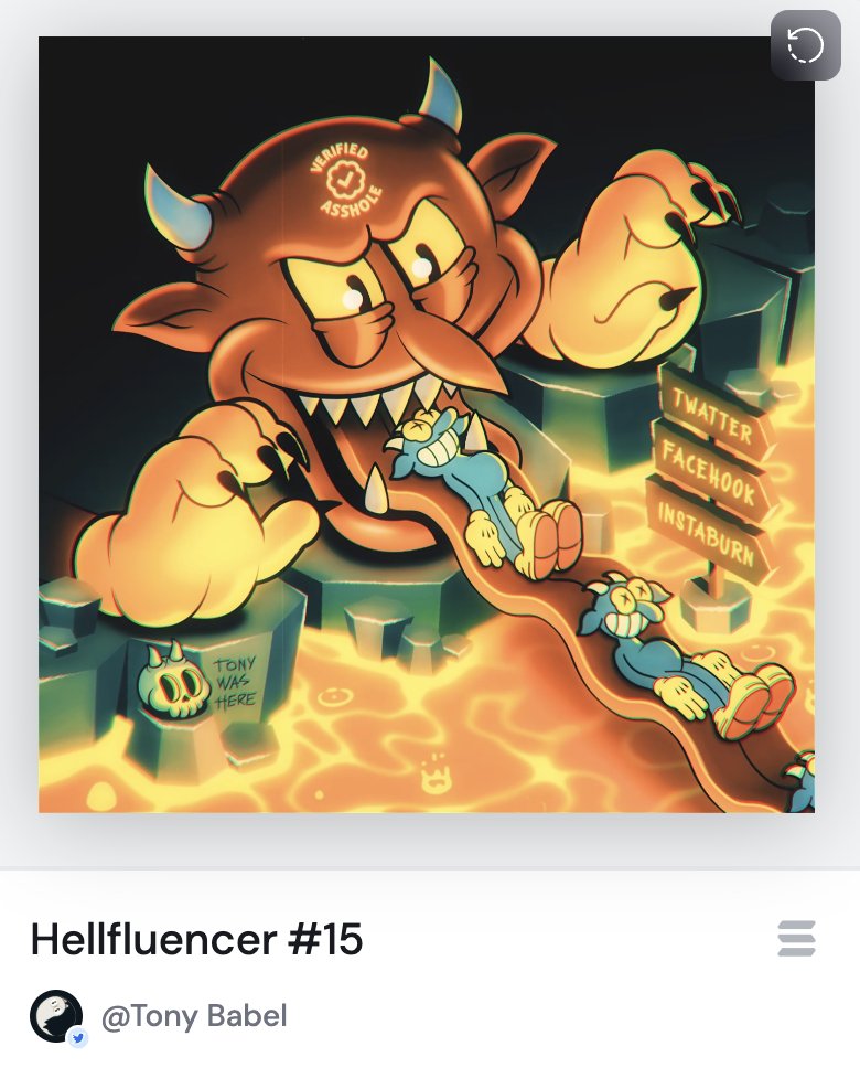 Officially own <a href="/TonyBabel/">Tony Babel</a> pieces on 3 different chains now  🔥🔥🔥