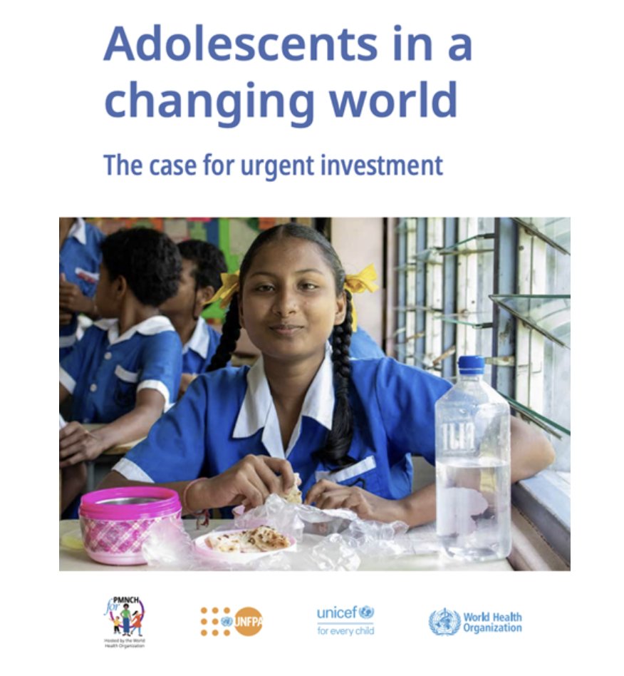 Many aspects of health and growth during adolescence affect #MaternalHealth during pregnancy. Today at #WHA77, @PMNCH and partners launched an Adolescent Well-Being Investment report, which provides insights into intervs where investments have impact. 🔗: pmnch.who.int/resources/publ…