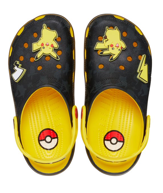 SOLELINKS's tweet photo. Ad: Dropped today: Pokemon x Crocs Classic Clog 'Pikachu'

Adult:https://t.co/YCj3wGk7MI
Kids:https://t.co/wIOPD8fdlJ
Toddler:https://t.co/Ie2OI7sCPJ

20% off w/ code GRACE20 https://t.co/faEDCQncf1