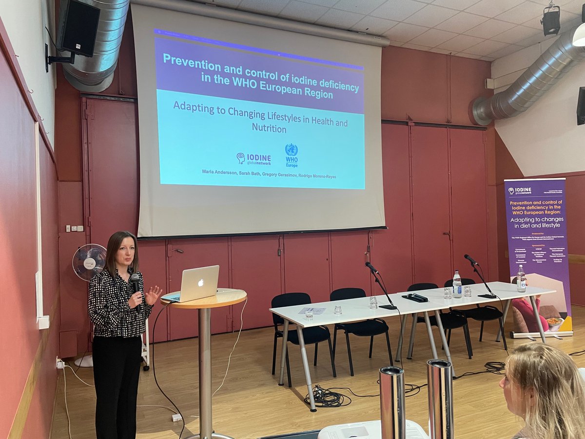WHO & IGN launched a major report on iodine nutrition in Europe, with support from @Kiwanis at the #WHA77, exploring the impact of diet & lifestyle shifts on iodine status #PreventionIsKey #IDD #WorldHealthAssembly #HealthForAll #FoodFortification