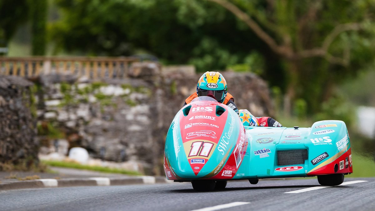 The 2024 Sidecar contingent has arguably the greatest, most colourful livery at #TT2024😍