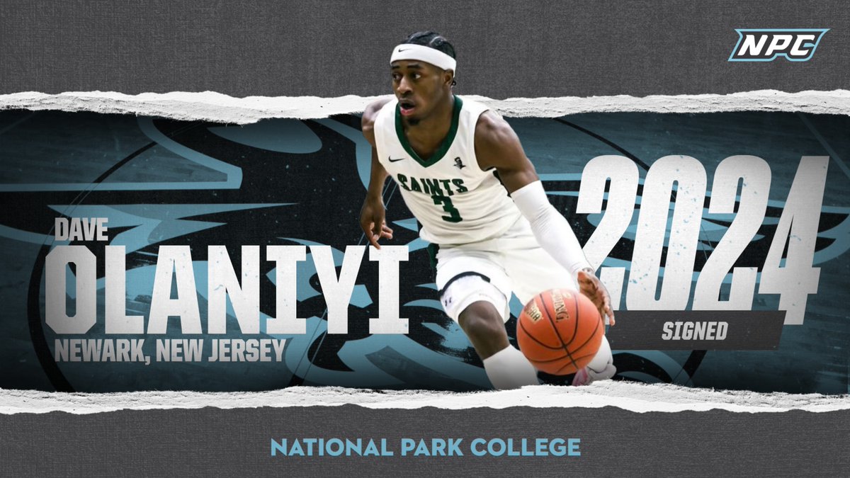 New Jersey guard Dave Olaniyi takes flight with #NPCHawks men's basketball next season! Welcome to Nighthawk Nation, Dave! #NJCAA #ThisIsNPC