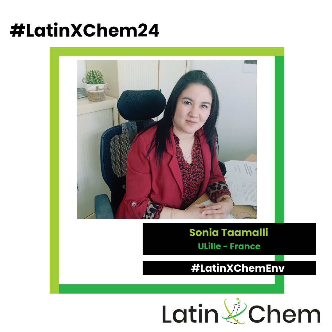 Taamalli Sonia (@taamallis) on Twitter photo Happy to share that I will judge the Environment Category #LatinXChemEnv in this year's #LatinXChem2024 Virtual Conference held here in X on Oct 14-15.
For more information on how to participate, follow <a href="/LatinXChem/">LatinXChem</a>. Don't miss the chance to submit your abstract! Happy to share that I will judge the Environment Category #LatinXChemEnv in this year's #LatinXChem2024 Virtual Conference held here in X on Oct 14-15.
For more information on how to participate, follow <a href="/LatinXChem/">LatinXChem</a>. Don't miss the chance to submit your abstract!