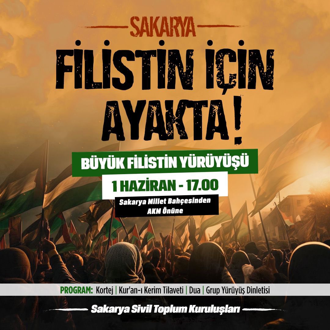 #SakaryaFilistininYanında 🇵🇸