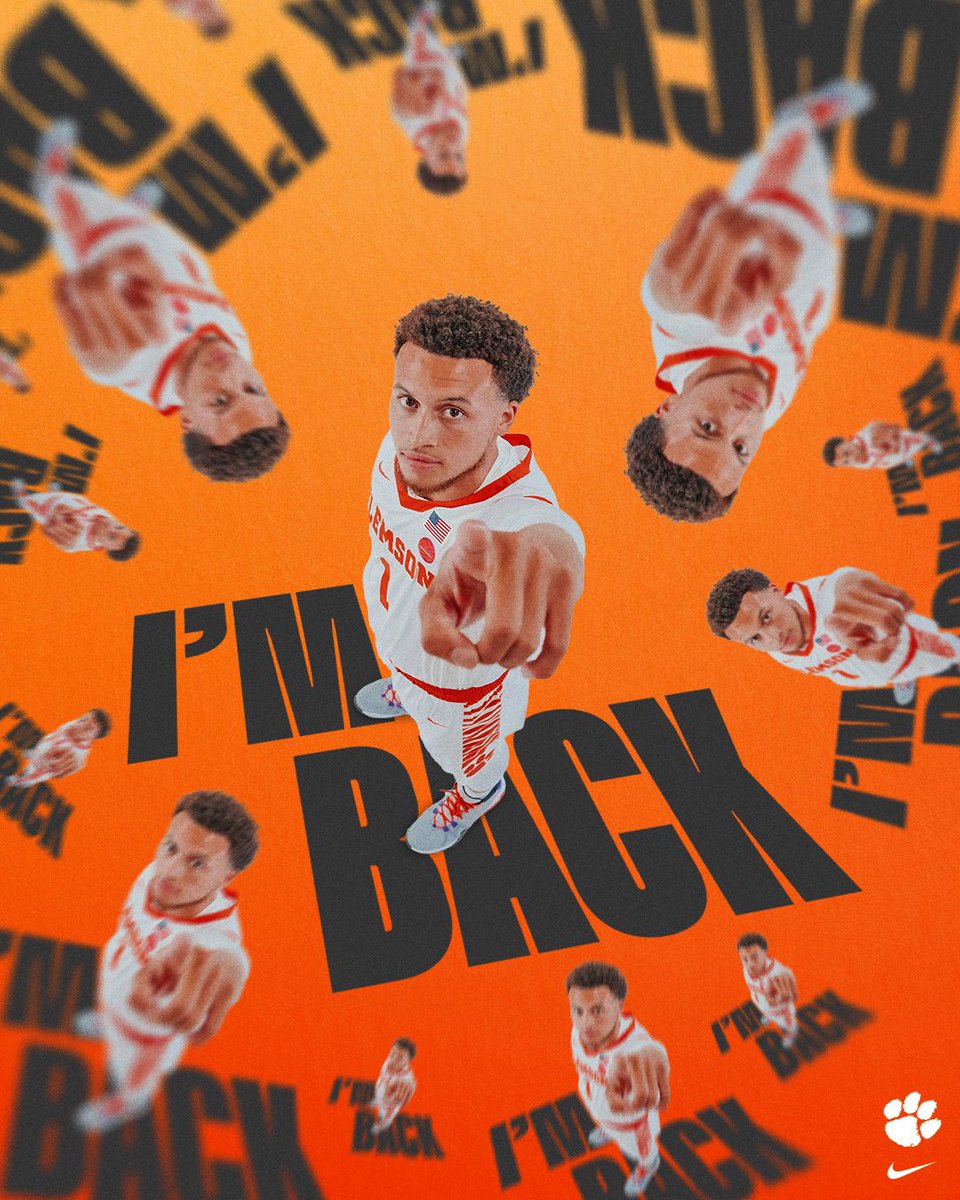 Clemson family, let’s run it back one more time! 🐯🧡