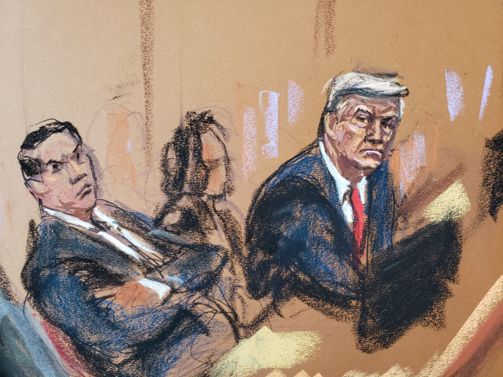 Judge Merchan has ruled against him again and again. Finally Donald Trump lost his temper and said, “What a moron!” The judge, flushed with anger, shouted, “$1,000 fine!” “$1,000 dollars?!” Trump said. “I said three words.” “Those three words were contempt of court,” the