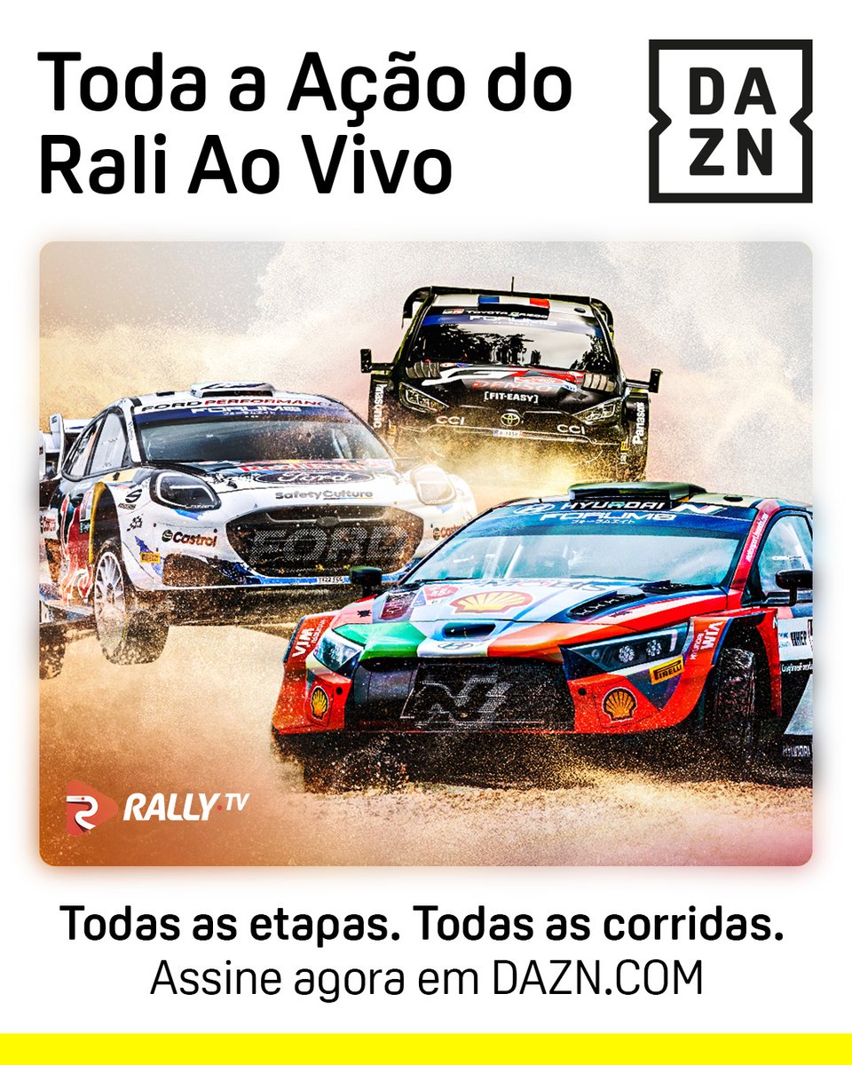 Rally TV CHEGOU AO DAZN! Você nunca viu nada igual! Experimente todas as etapas e todas as corridas WRC, ERC e World RX ao vivo!