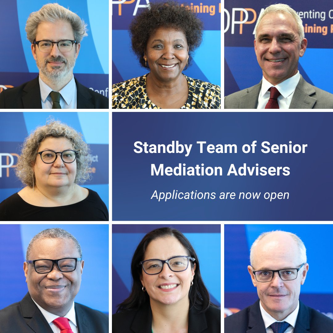 Applications are now open for the 2025 Standby Team of Senior Mediation Advisers. The team provides support to the good offices, preventive diplomacy and #mediation efforts of senior envoys and representatives of the @UN and its partners. Learn more: jobs.unops.org/Pages/ViewVaca…