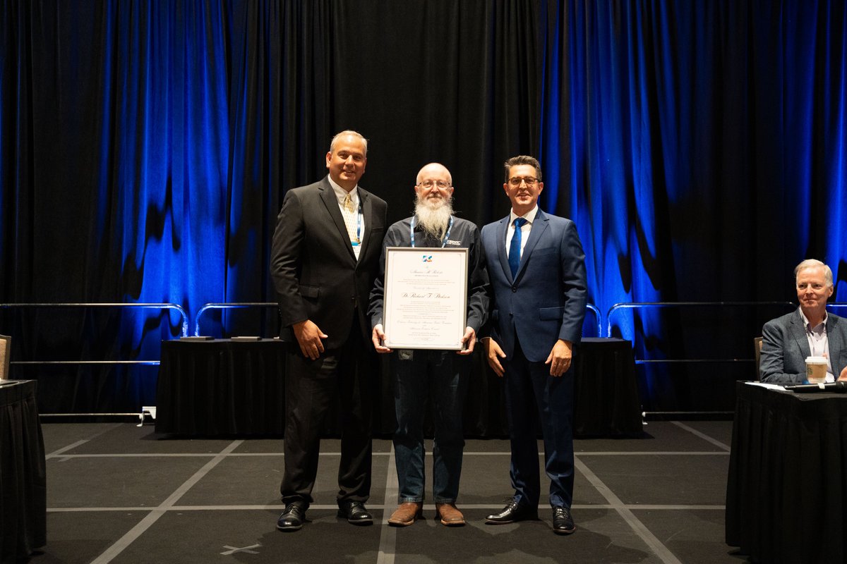 Congratulations Richard Dickson who has been honored with the ET Foundation's prestigious Maurice A. Roberts Award! The Maurice H. Roberts Award is the highest honor bestowed by the ET Seminar Committee to recognize an outstanding individual in the aluminum extrusion community.
