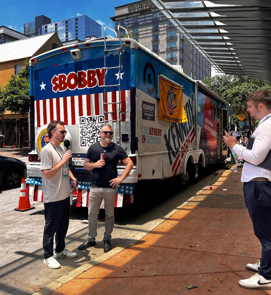 Bitboy and $BOBBY are out here at @consensus2024 Watch for the BOBBY BUS in Austin, TX all week for your chance at giveaways and some other surprises. The BOBBY BUS will be touring around America all year! One of the many fun things we have lined up for you guys!