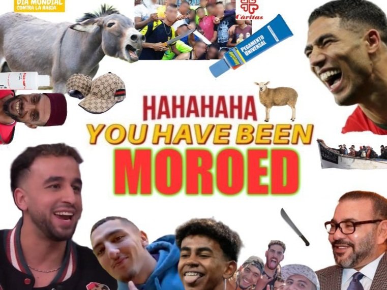 U have been moroed maderos. (Por no dejar a la naturaleza autopurgase)