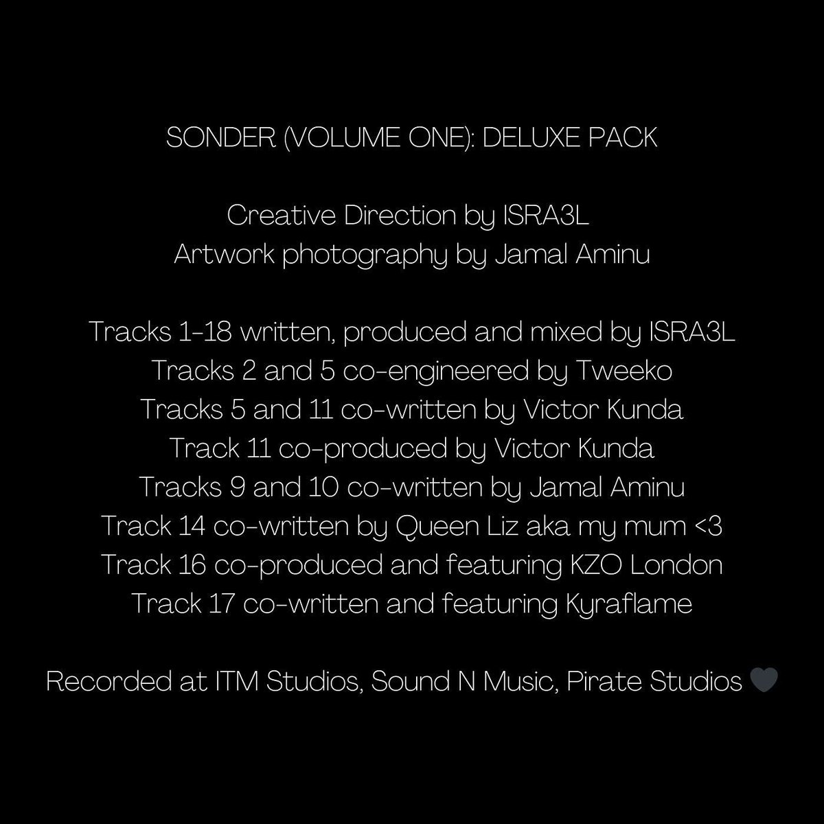 SONDER (VOLUME ONE): DELUXE PACK - OUT THIS FRIDAY ❤️‍🔥.

2019 Izzy had nothing but an iPad and a dream and i’m just proud to keep this dream alive 🙂‍↕️.