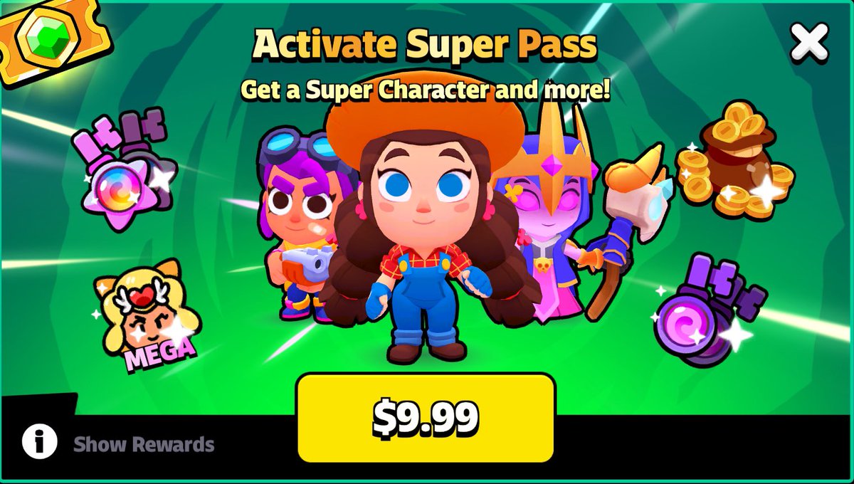 💰GIVEAWAY 💰 

💎 #SquadBusters Super Pass 💎

⬇️ Follow steps below ⬇️ 

1️⃣ FOLLOW @sylviacrsb 
2️⃣ ♥️ & ♻️ 
3️⃣ Tag a Friend 

💥 THATS IT, GOOD LUCK 💥
💯 Winner announced in 2 days 💯
🛄 *24 hours to claim*  🛄