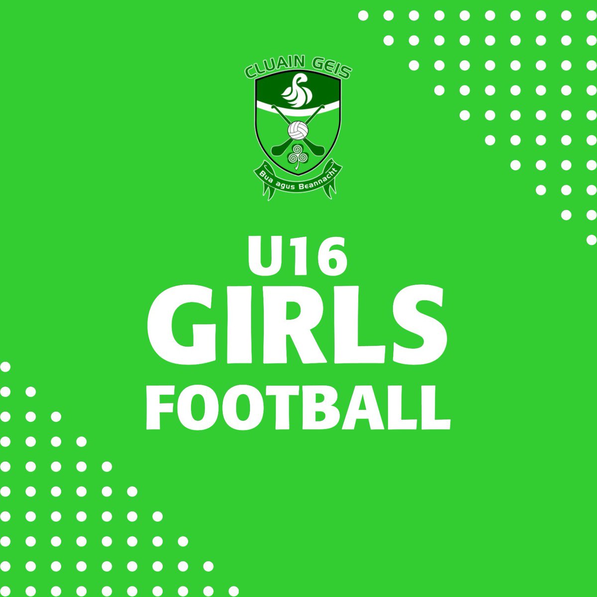 Well done to our U16 Girls and their management who defeated Rathcline 3-11 to 1-10 tonight in Allen Park. The girls will now face St Brigids in the final.