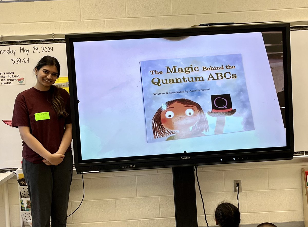 Every now and then you get a reminder of why you teach. Today my  FHS Capstone student &amp; former Ss of mine read HER BOOK- that she wrote, illustrated, &amp; published to my class. To say I’m proud is an understatement. <a href="/freedomhs/">Freedom High School</a> <a href="/LCPS_Academies/">Academies of Loudoun</a> #LRelem