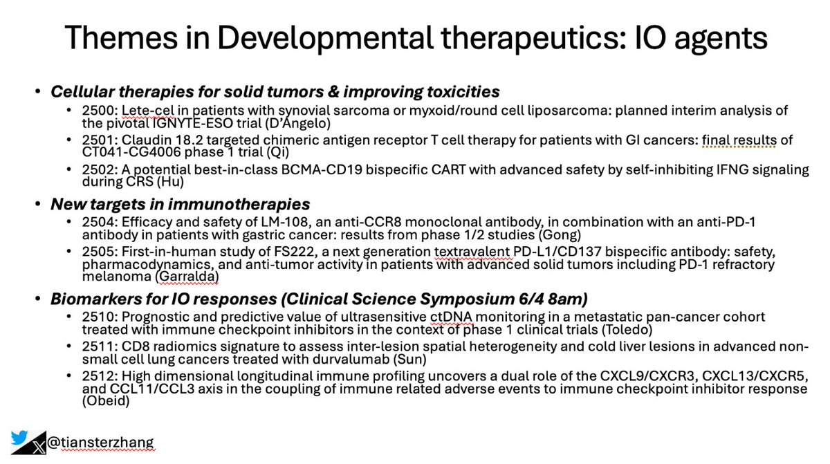 My top themes of #ASCO24 for #kidneycancer, #prostatecancer, #bladdercancer, & #DevelopmentalIO -- scratches only the surface of the bountiful harvest of ASCO trials!! Looking forward to seeing/hearing from colleagues from around the world @ASCO @myESMO @OncoAlert