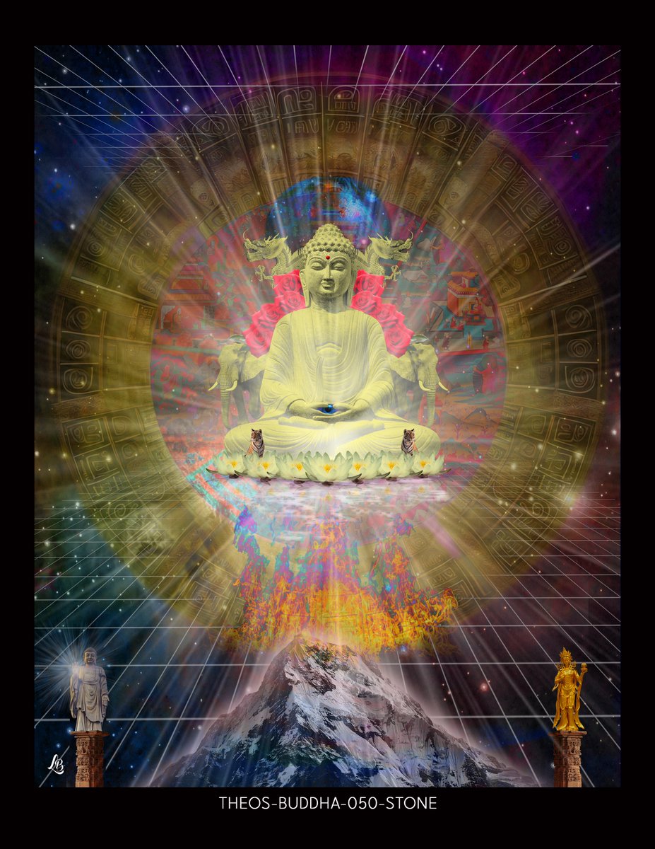 TheosNFT's tweet photo. THEOS COLLECTION
Art as a Gateway to the Divine
1OO Original &amp; Unique Crypto Artworks

Theos-Buddha-050-Stone
3800 x 4800 px at 300 DPI

Link:
https://t.co/OsJIM37l36

#TheosCollection #TheosNFT #Buddha #Buddhism #wheeloflife #Bodhisattva #SacredArt #NFT  #DigitalRenaissance https://t.co/mMB91I5v6Y