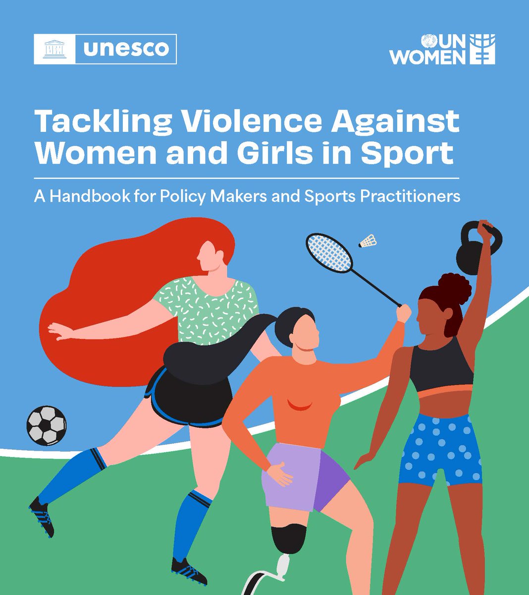 #Sport has demonstrated tremendous potential to foster #genderequality and address the root causes of gender-based violence. 

@GlobalSpotlight, @UNESCO and @UN_Women have developed a #Handbook on how we can work together to address #VAWG in sport.
🔗 spotlightinitiative.org/publications/t…