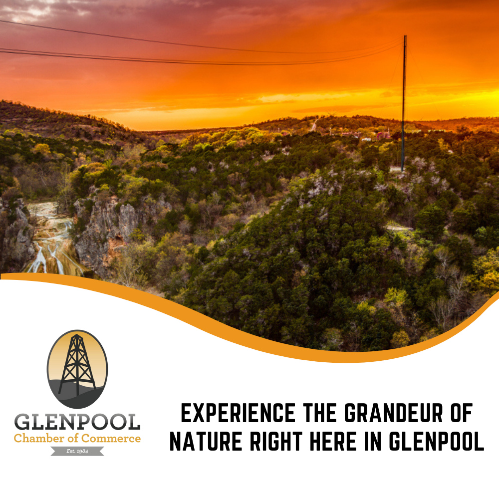 Experience the grandeur of nature right here in Glenpool. Explore local trails and parks that echo the awe of the Grand Canyon. 🏞️ #GlenpoolAdventures #NaturalWonders