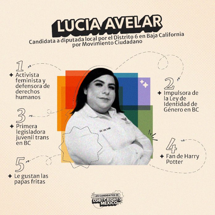 Lucia Avelar (@LuciaAvelarR), es candidata a Diputada Local por el distrito 6 de Baja California por @MovCiudadanoMX. 🩵🩷🤍 Conoce más sobre ella. 👇🏽