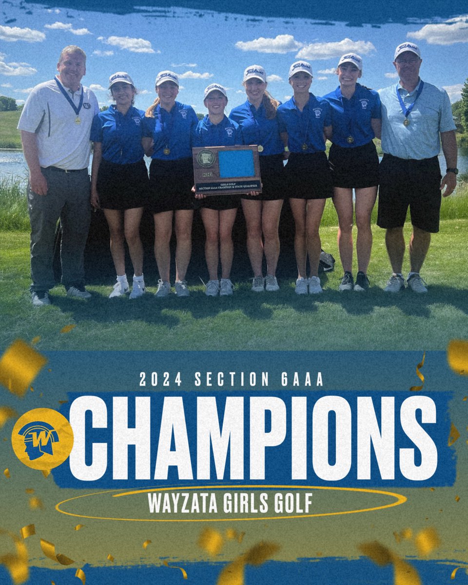 WayzataTrojans's tweet photo. Congratulations to the Girls' Golf team on their Section Championship! https://t.co/M9Z8Z5vTrn