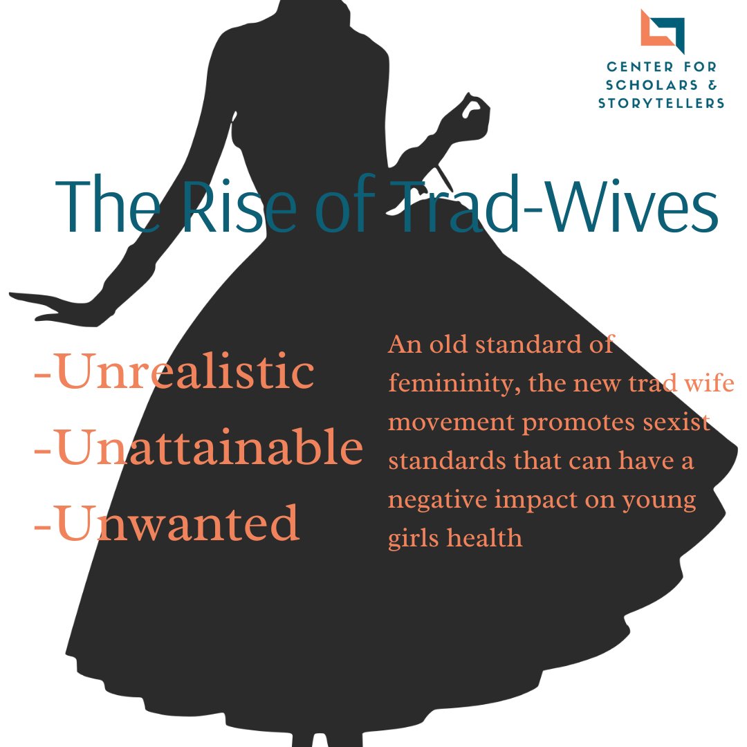 Center for Scholars & Storytellers (@scholarsnstory) on Twitter photo Today, YMR student Simone Oustatcher brings attention to the Trad-Wives culture and the negative effects that it has on women's mental health.đź’™
More information on our mental health research can be found in our Media & Teen Mental Health Report. 🔗✨
scholarsandstorytellers.com/teen-mental-he… Today, YMR student Simone Oustatcher brings attention to the Trad-Wives culture and the negative effects that it has on women's mental health.💙
More information on our mental health research can be found in our Media & Teen Mental Health Report. 🔗✨
scholarsandstorytellers.com/teen-mental-he…