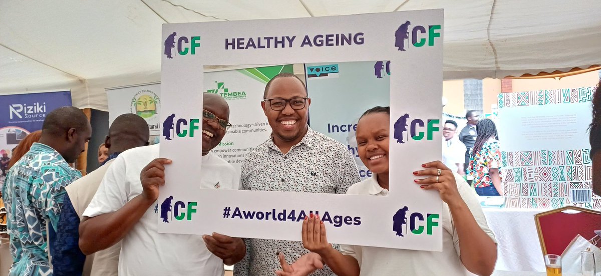 A big thank you to all who passed by our booth at the second day of the @voicetweetz linking and learning event. As champions for #HealthyAgeing , we celebrate establishing #inclusive community groups of older persons  to sustain the future of this advocacy.@NLinKenya