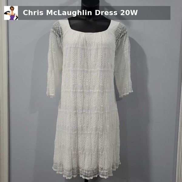 🌟 Elevate your style with the Chris McLaughlin 3/4 Sleeve Lace Dress! Perfect for any occasion, flattering fit for all body types. Grab this sophisticated 20W dress for just $19.99 and shine bright! ✨

#FashionDeals #StyleInspiration #ChrisMcLaughlinDress