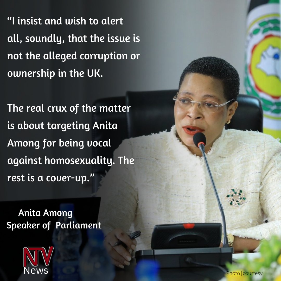 Speaker Anita Among has refuted claims made by the UK government alleging her ownership of property in the UK. #NTVNews 'The alleged house plot, Flat 4, Silk House, 7 Waterden Road, London, E20 3AL, United Kingdom, which they informed the President is owned by myself, surely