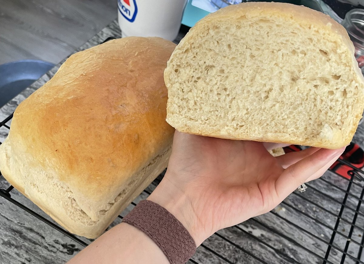 First time making bread was a complete success🥰🥰