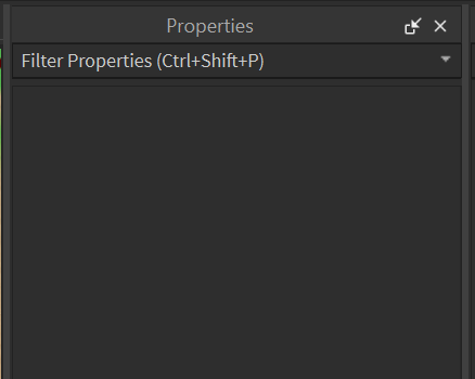 KapokPanda's tweet photo. The Properties window has recently become unreliable.  It will frequently revert to showing no properties for the currently selected item.

#RobloxDev https://t.co/Jl8lj8xmy1