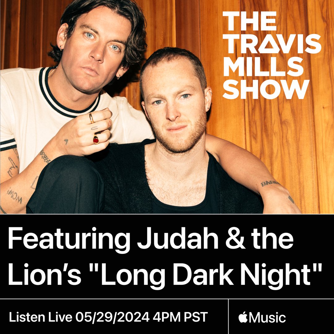 Tune in to <a href="/travismills/">holytravis</a> on <a href="/AppleMusic/">Apple Music</a> today at 4pm PST

apple.co/3xrh6Ob