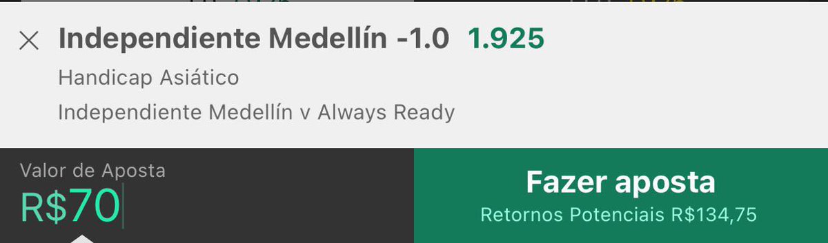 DaLuzTips_'s tweet image. 🏆 Copa Sul-americana
🗓 29/05 21h
💰 0,7u 
⚔️ HA -1.0 Independiente Medellin