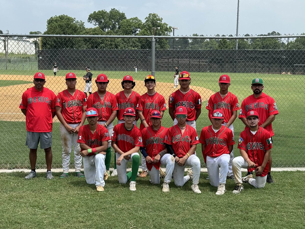 Team Mexico #SuperRegionalNIT#Majors#14U#proudmomma 
Can’t believe these boys are throwing high 80s, possibly low 90s 😮 yikes! 
Major talent out there. Grateful to have my kid experience great competition along with great ball players! 🙏🏼
