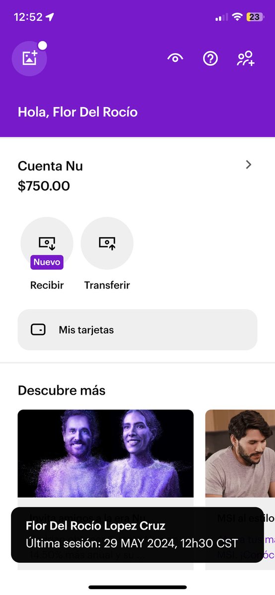 Unacontamas's tweet photo. @MonyMen85609856 @Spin_by_OXXO @CondusefMX Yo me puse a acosar por atención a clientes tanto a SPIN como a Nu y ya quedó! Revisa en SPIN si ya te da el link de Banxico https://t.co/oH2sx7jfaS