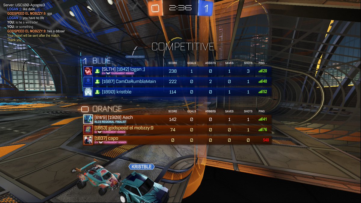 finally got hit by the ddosing i feel included