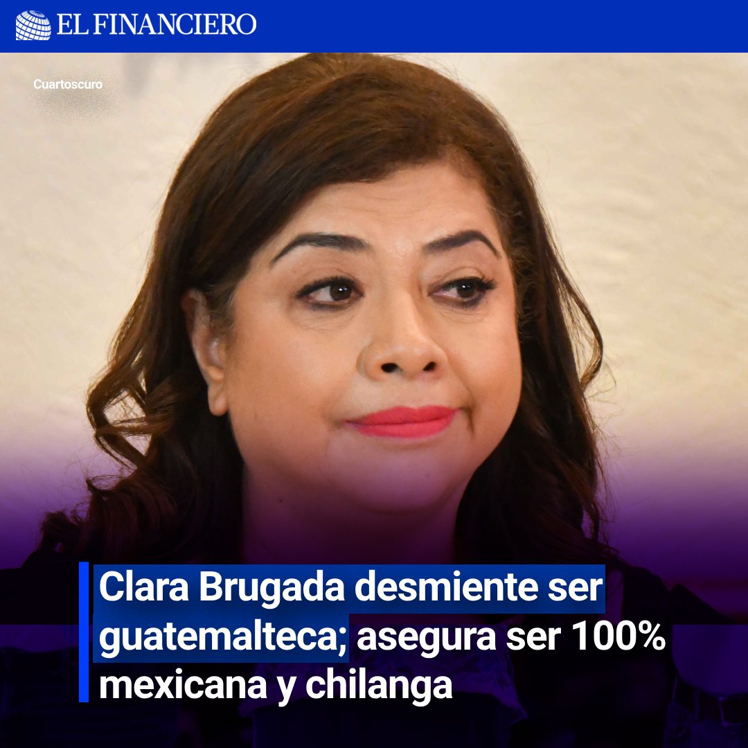 #Elecciones2024EF | Luego de que el equipo de Santiago Taboada señalará que la aspirante por Morena, Clara Brugada, es de #Guatemala, la candidata de la coalición 'Sigamos Haciendo Historia' lo desmintió: “están desesperados”.

➡️ tinyurl.com/248duc4h