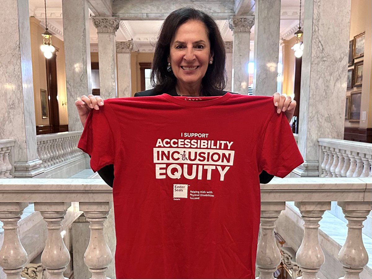 Today is #RedShirtDay! 🔴 Proud to stand with our community in acknowledging the importance of accessibility and inclusion for people with disabilities. Let's unite to break barriers and champion a more inclusive world. #AccessibilityMatters

#OakvilleNorth-#BurlON
