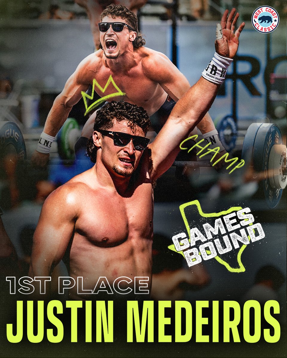 Justin Medeiros is the North America West Semifinal men’s champion! 🏆