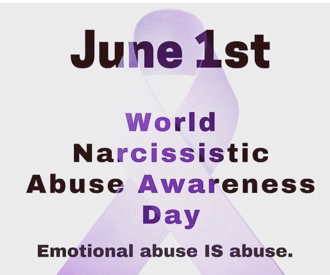 #NarcissisticAbuse is a covert killer. Death by a thousand little cuts. Victims of narcissistic abuse may acquire CPTSD, they might turn to drugs as a coping mechanism, or commit suicide. It’s a psychological pain most people can’t understand until they experience it. June 1st is