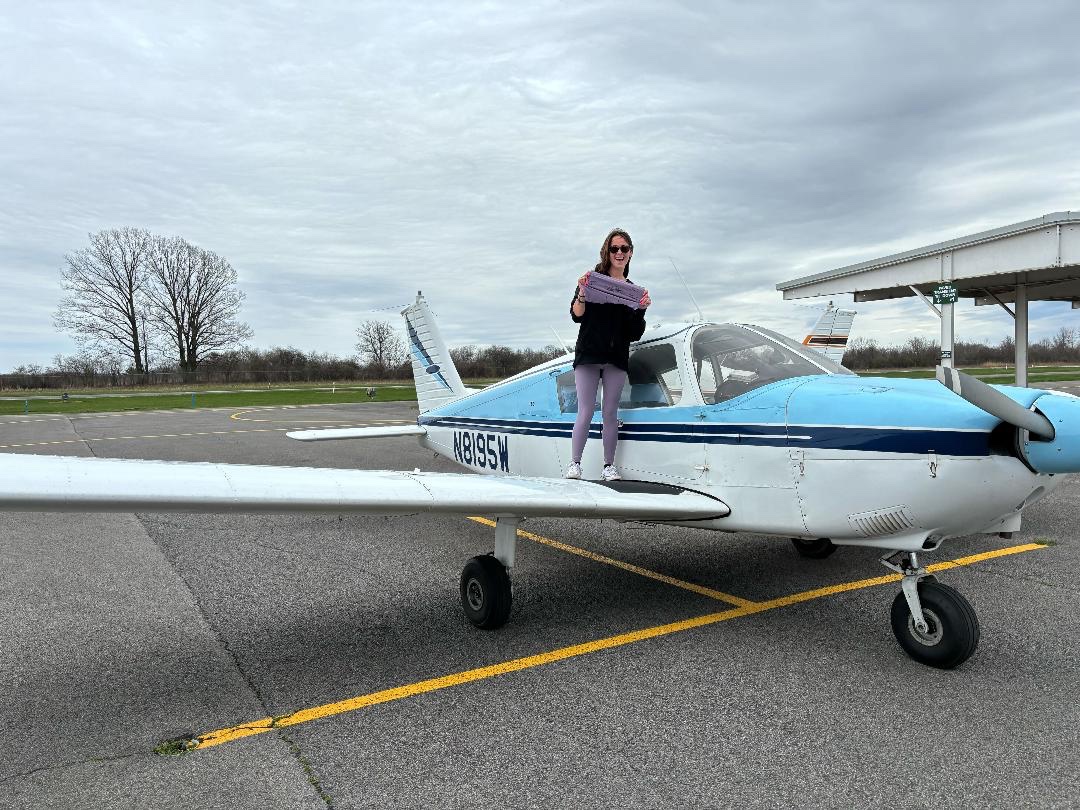 HewisonAviation's tweet photo. Abby had her first solo! https://t.co/AbPKLncX7w