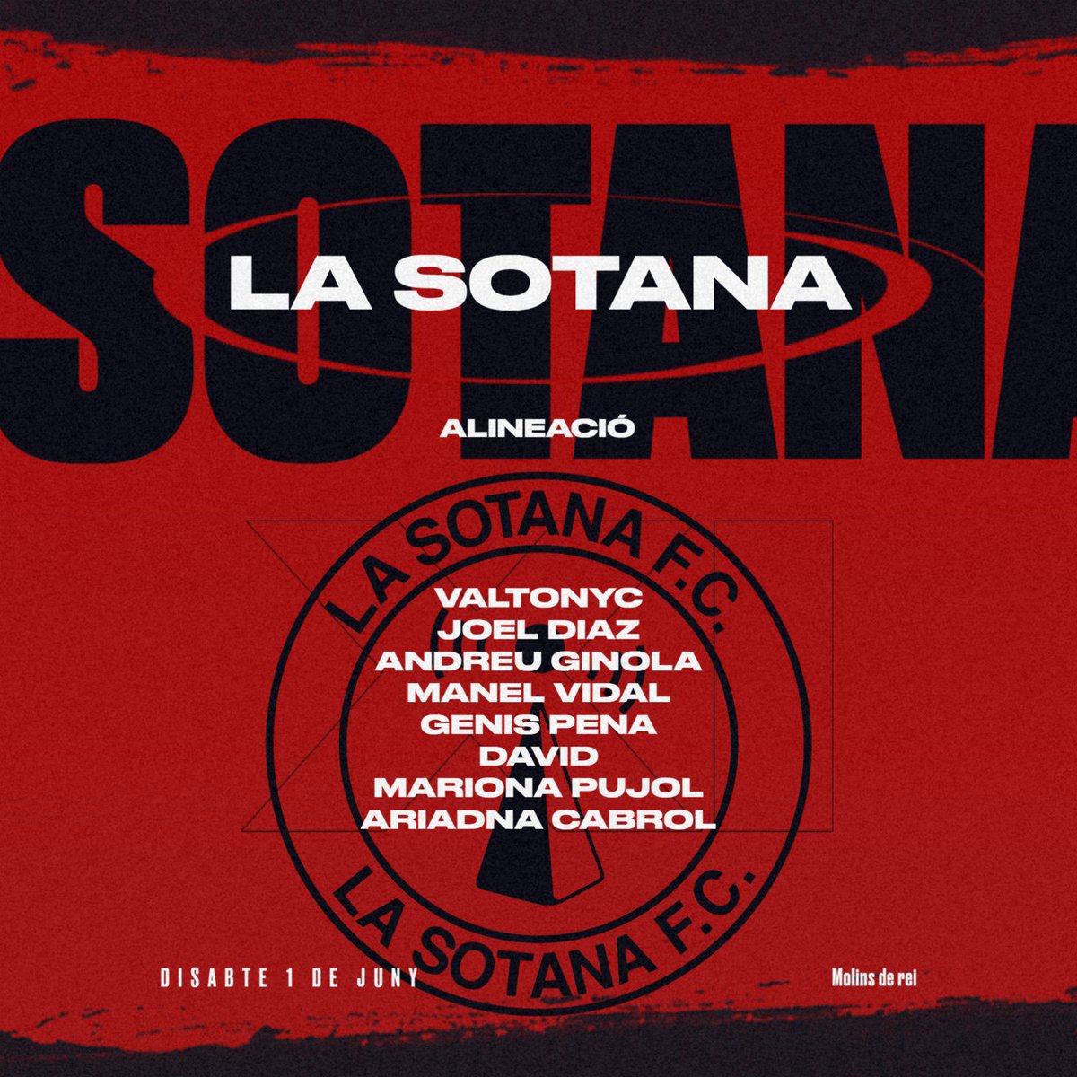 lariota750's tweet photo. 🚨ALINEACIONS LA RIOTA CUP🚨
Tots els detalls de l’esdeveniment aquí ⬇️
https://t.co/tRztsfUq9m…
‼️SORTEGEM UNA ENTRADA DOBLE PER VENIR A VEURE EL SHOW ‼️
(És a porta tancada)
Requisits:
-LIKE
-RETUIT
-FOLLOW
-COMENT
@LaSotana_ @elTindercat https://t.co/jgUzFLYyUd
