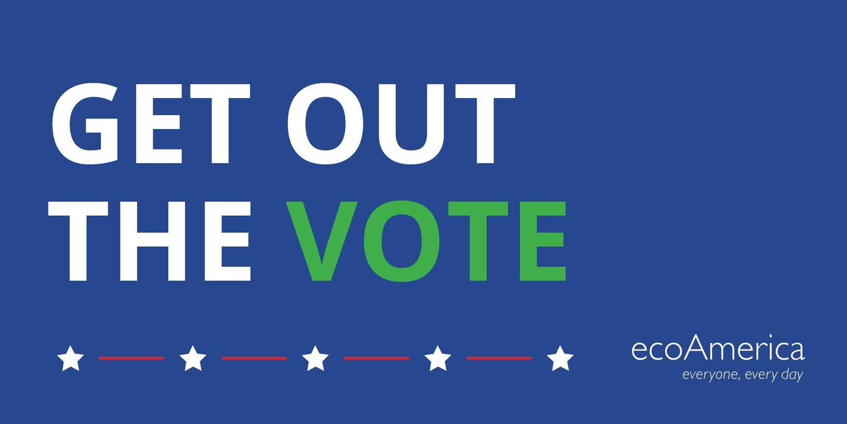 The future of our climate is always on the ballot. Please vote this upcoming election season & help others do the same: buff.ly/47wBXPa @ecoAmerica #ElectionEarth #GOTV #ClimateVoter