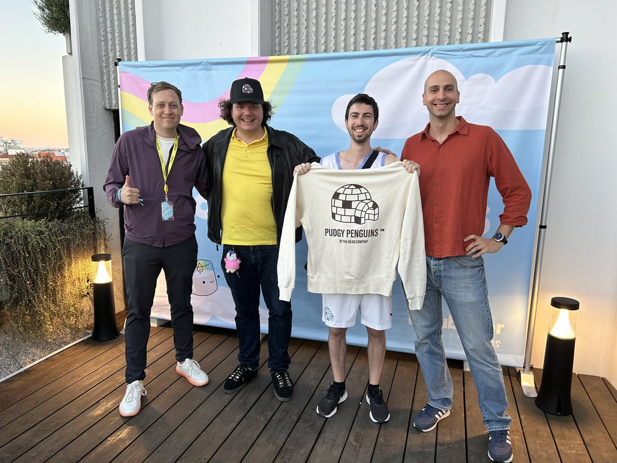 The meeting of the legends!

Nicest of events!

<a href="/gettoastie/">Toastie Co.</a> <a href="/doodles/">doodles</a> <a href="/fifilechien/">Fifi 🐧🦇🔊🏴</a> <a href="/Berko_Crypto/">Berko 燕麦 🐧</a> <a href="/nirkouris/">Nir Kourisᵍᵐ (Hap)</a>